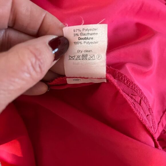 J. Crew Pink Lazer cut Cap Sleeve Dress size 4 - Picture 2 of 8